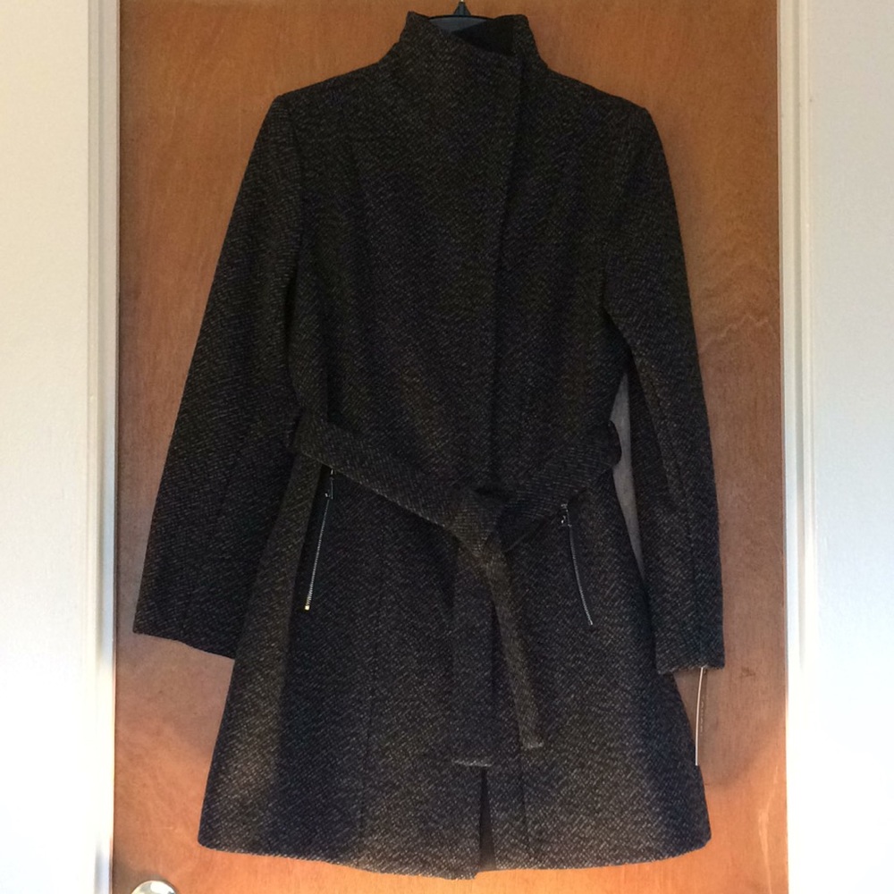 Tahari Eve Wool-Blend Coat